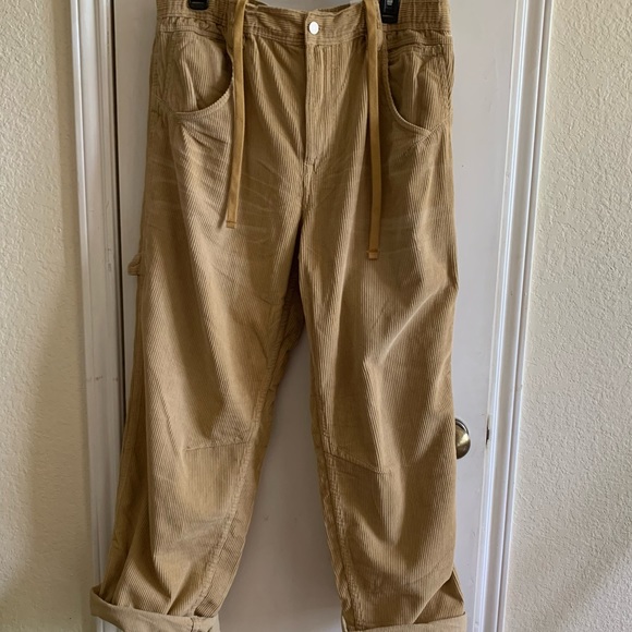 NWT Free People Faye low slung boyfriend corduroy pants size 32 - Picture 5 of 7